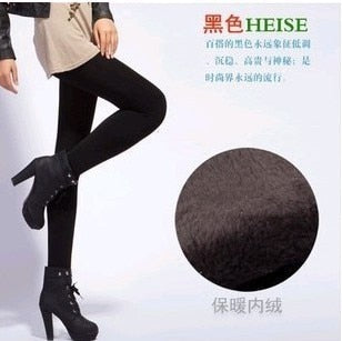 Rooftrellen Hot New Fashion Women's Autumn And Winter High Elasticity And Good Quality Thick Velvet Pants Warm Leggings