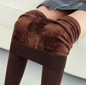 High Waist Large Size Women Leggings Inside Thicken Fur Warm Leggings Womens Winter Fleece Legging Pants Female Velvet Leggins