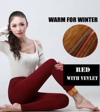 Load image into Gallery viewer, Pus Size 6XL Leggings Autumn Winter Velvet Leggings for Women High Waist Skinny Legging Long Pants woman Warm Winter Leggings