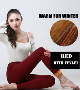 Pus Size 6XL Leggings Autumn Winter Velvet Leggings for Women High Waist Skinny Legging Long Pants woman Warm Winter Leggings